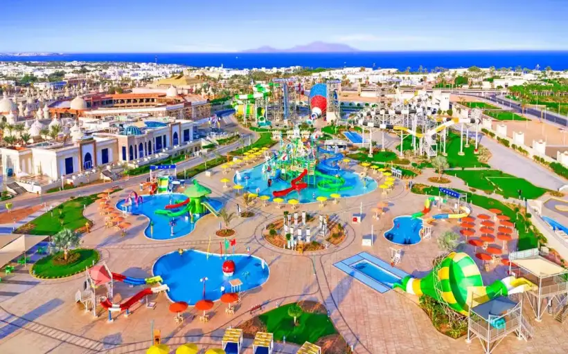 Aqua Blu en Albatros Aqua Park bij Sharm el Sheikh