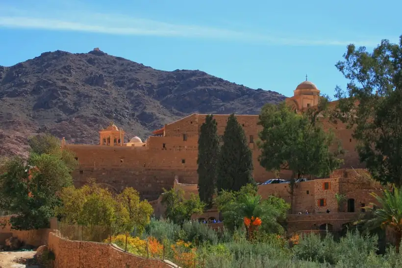 Mozesberg en Sint-Catharinaklooster bij Sharm el Sheikh