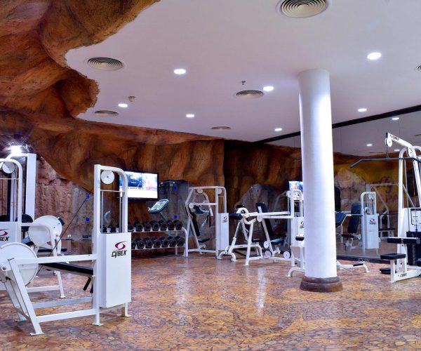 De fitnessruimte van hotel Parrotel Beach Resort